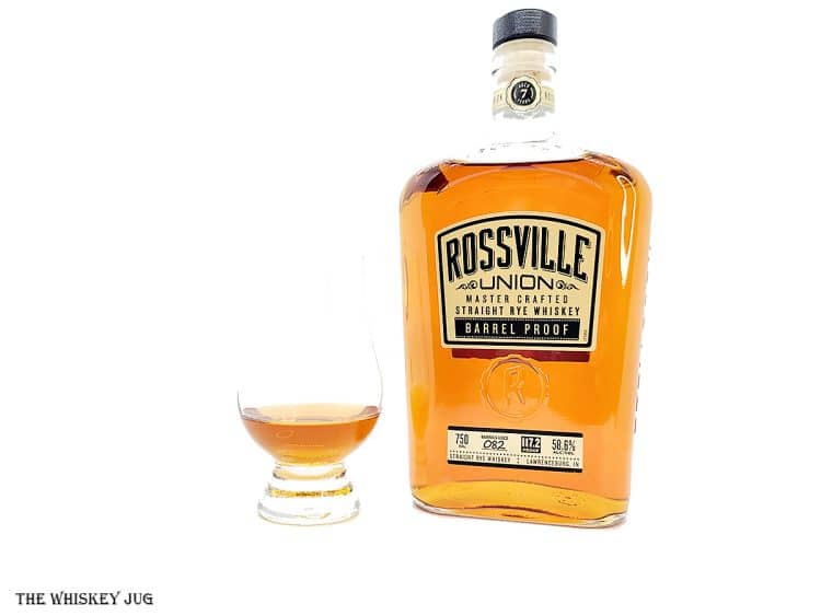Ha Rossville Union Barrel Proof Rye Whiskey bottle