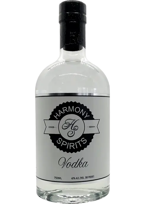 Harmony Spirits Vodka bottle