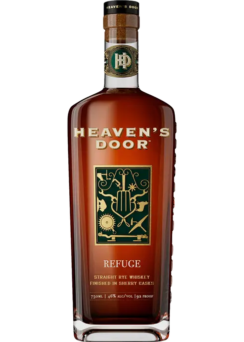 Heavens Door Refuge Straight Rye Sherry Cask bottle