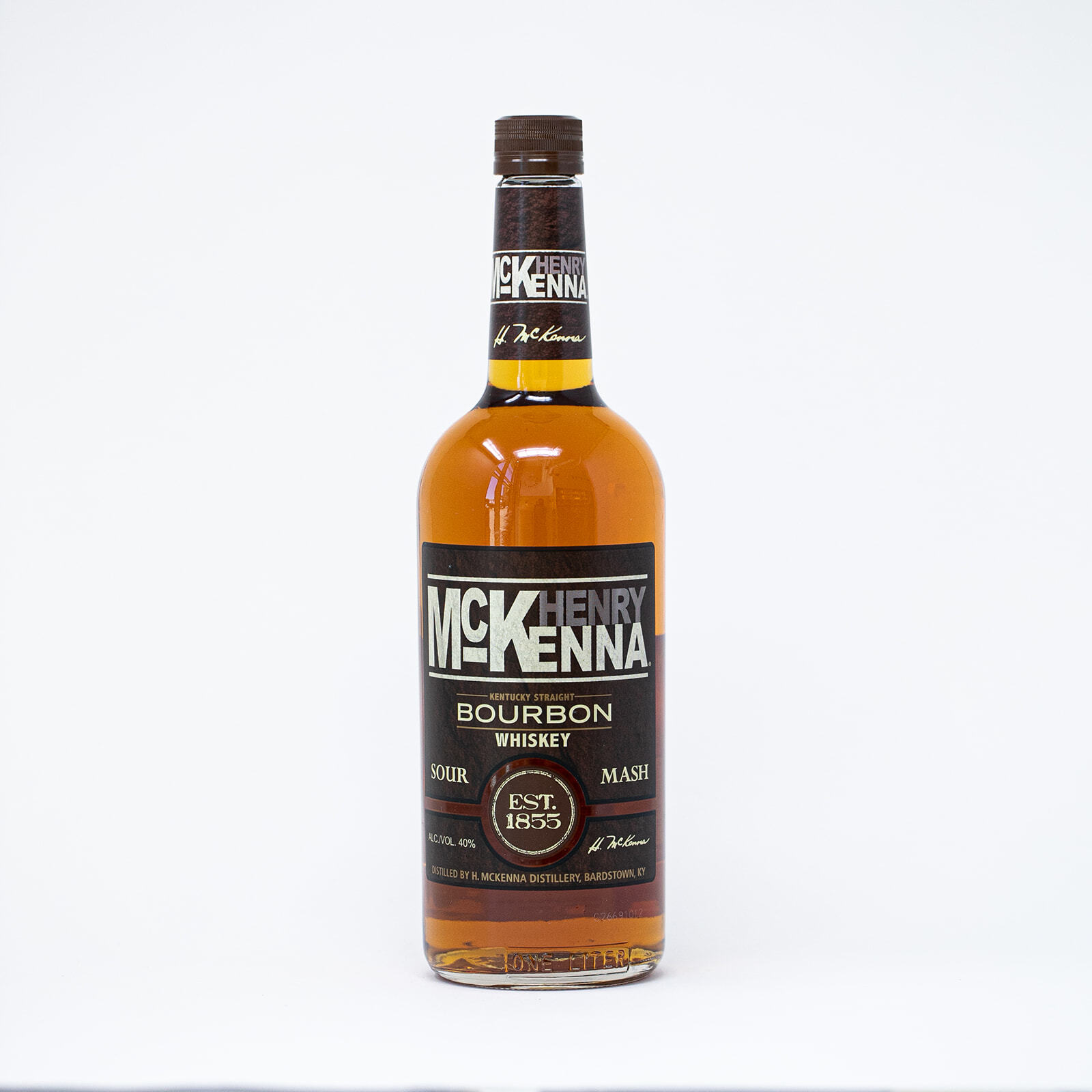Henry Mckenna Bourbon bottle