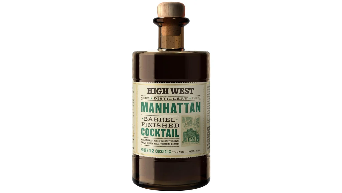 High West Manhattan Barrel Finished Cocktail Whiskey bottle