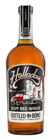 Holladay Soft Red Wheat Bourbon Whiskey 6Yr Bib bottle