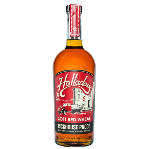Holladay Soft Red Wheat Rickhouse Proof bottle