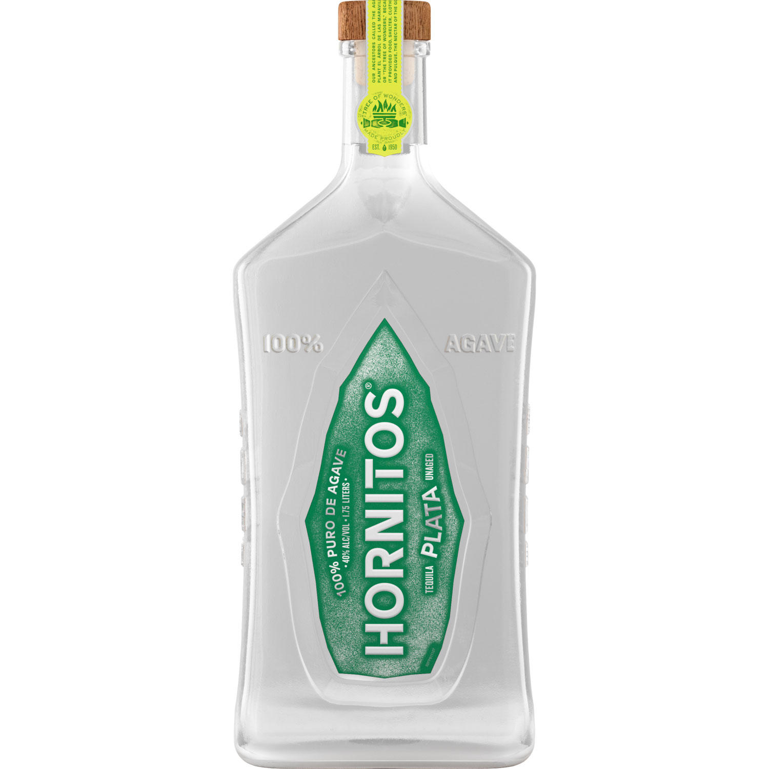 Hornitos Plata bottle