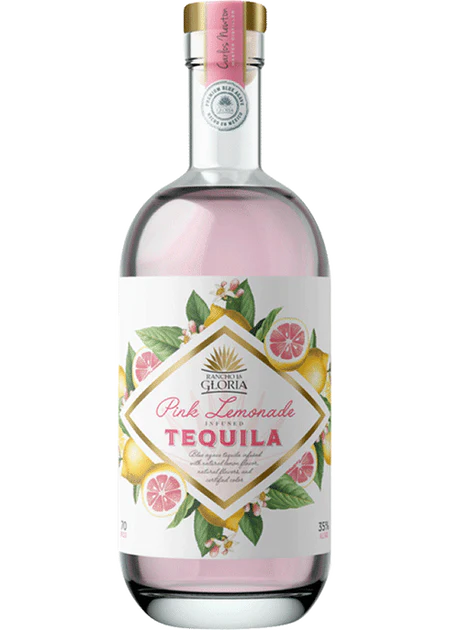 Infused Tequila Pink Lemonade bottle