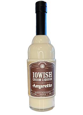 Iowish Cream Amaretto bottle