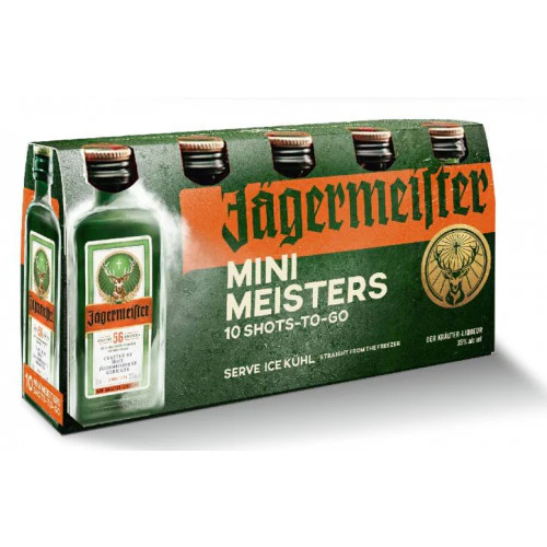 Jagermeister Liqueur Mini Meisters bottle