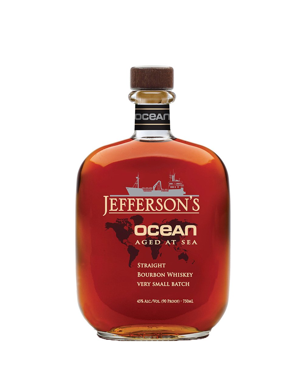 Jeffersons Ocean Aged Cask 114 Proof Disco bottle