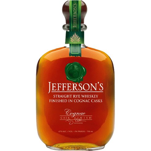 Jeffersons Rye Cognac bottle