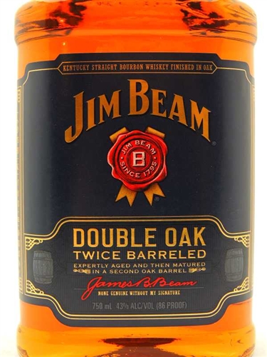 Jim Beam Double Oak bottle