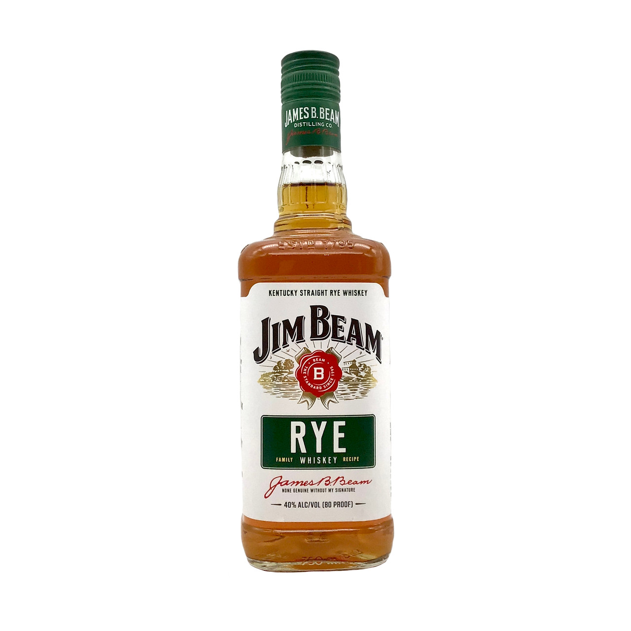 Jim Beam Rye bottle