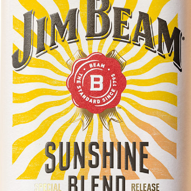Jim Beam Sunshine Blend bottle