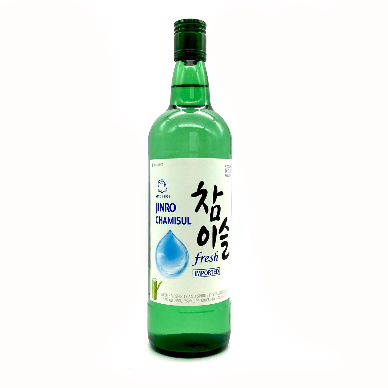 Jinro Chamisul Fresh Soju bottle