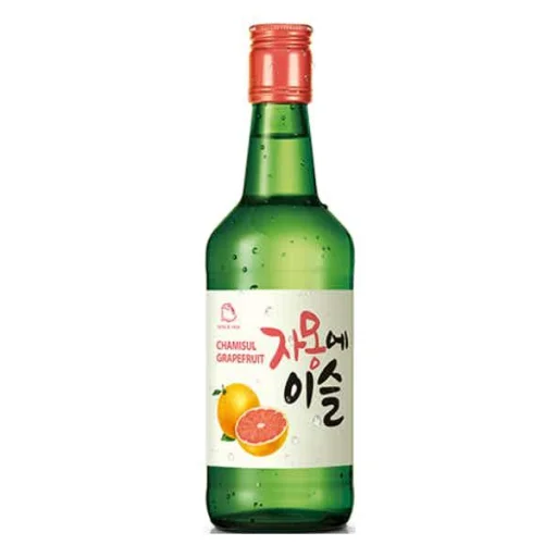 Jinro Grapefruit Soju bottle