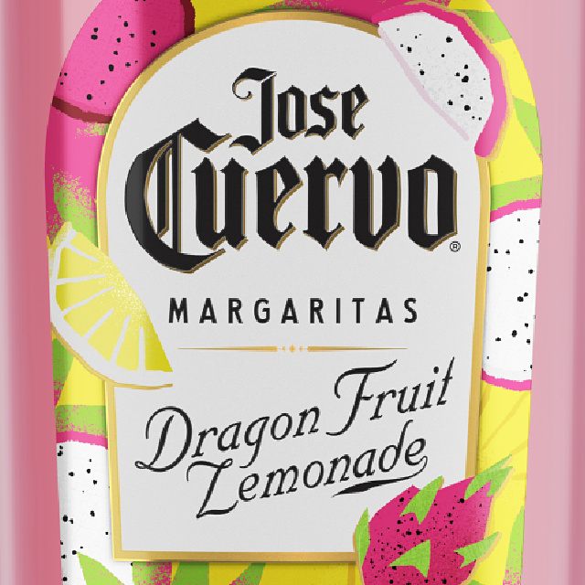 Jose Cuervo Authentic Dragon Fruit Lemonade bottle
