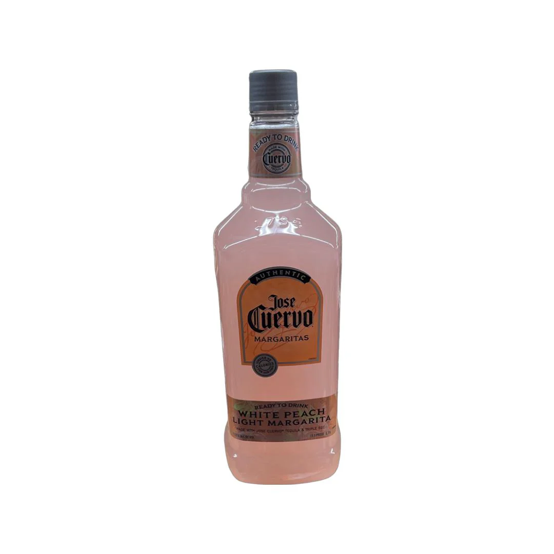 Jose Cuervo Authentic Light White Peach Margarita bottle