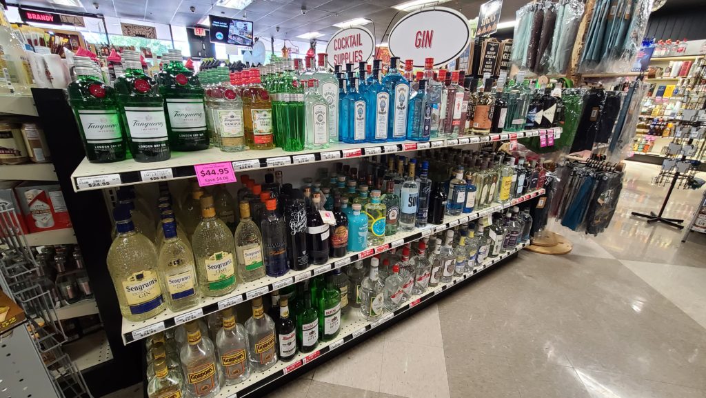 Jr (Judge Richard) Redistilled Gin bottle