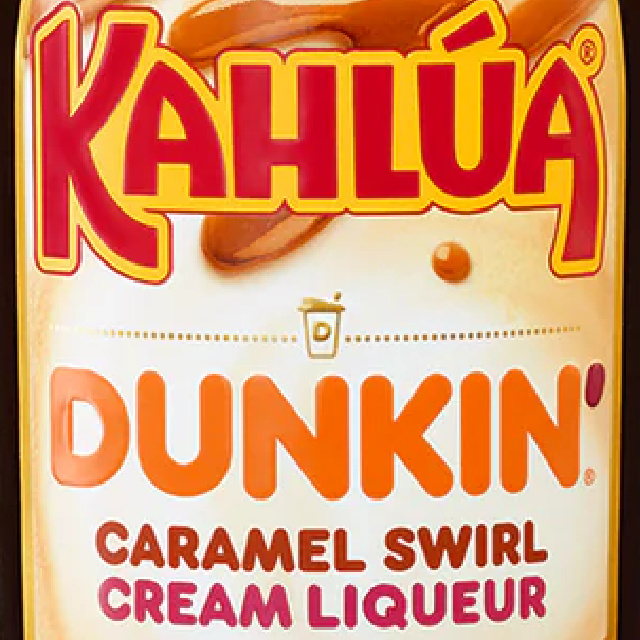 Kahlua Dunkin Caramel Swirl Mini bottle