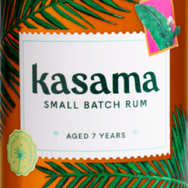 Kasama 7 Yr Small Batch Rum bottle