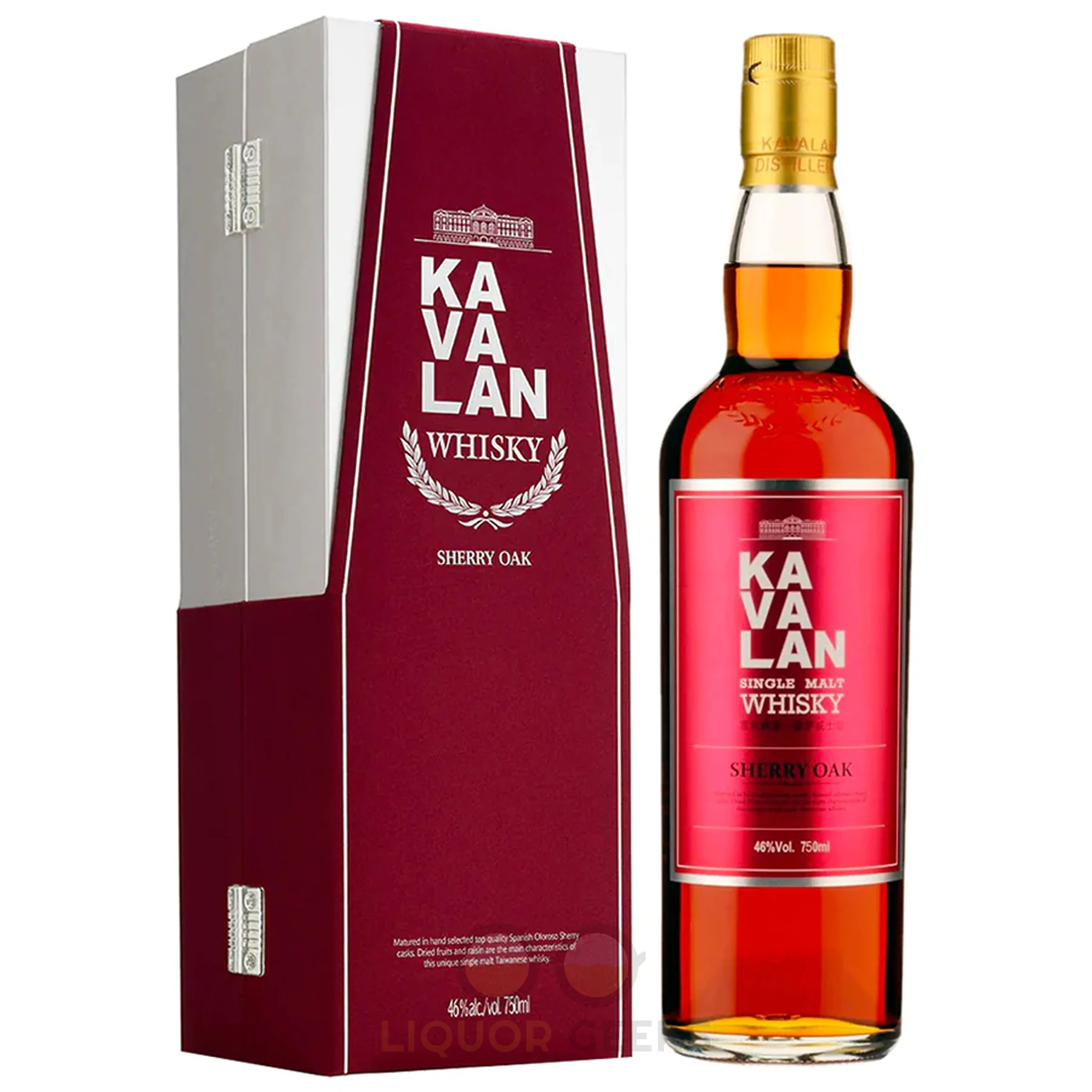 Kavalan Sherry Oak Single Malt bottle