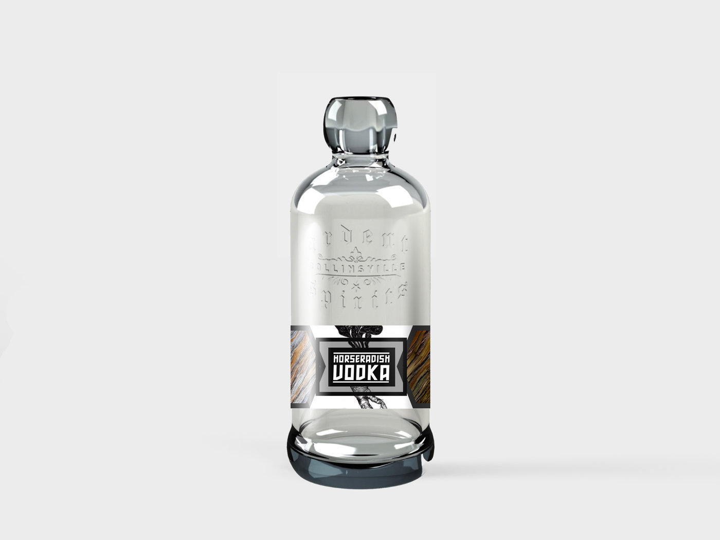 Kickass Horseradish Vodka bottle