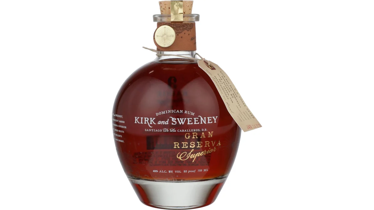 Kirk & Sweeney Gran Reserva Superior Dominican Rum bottle