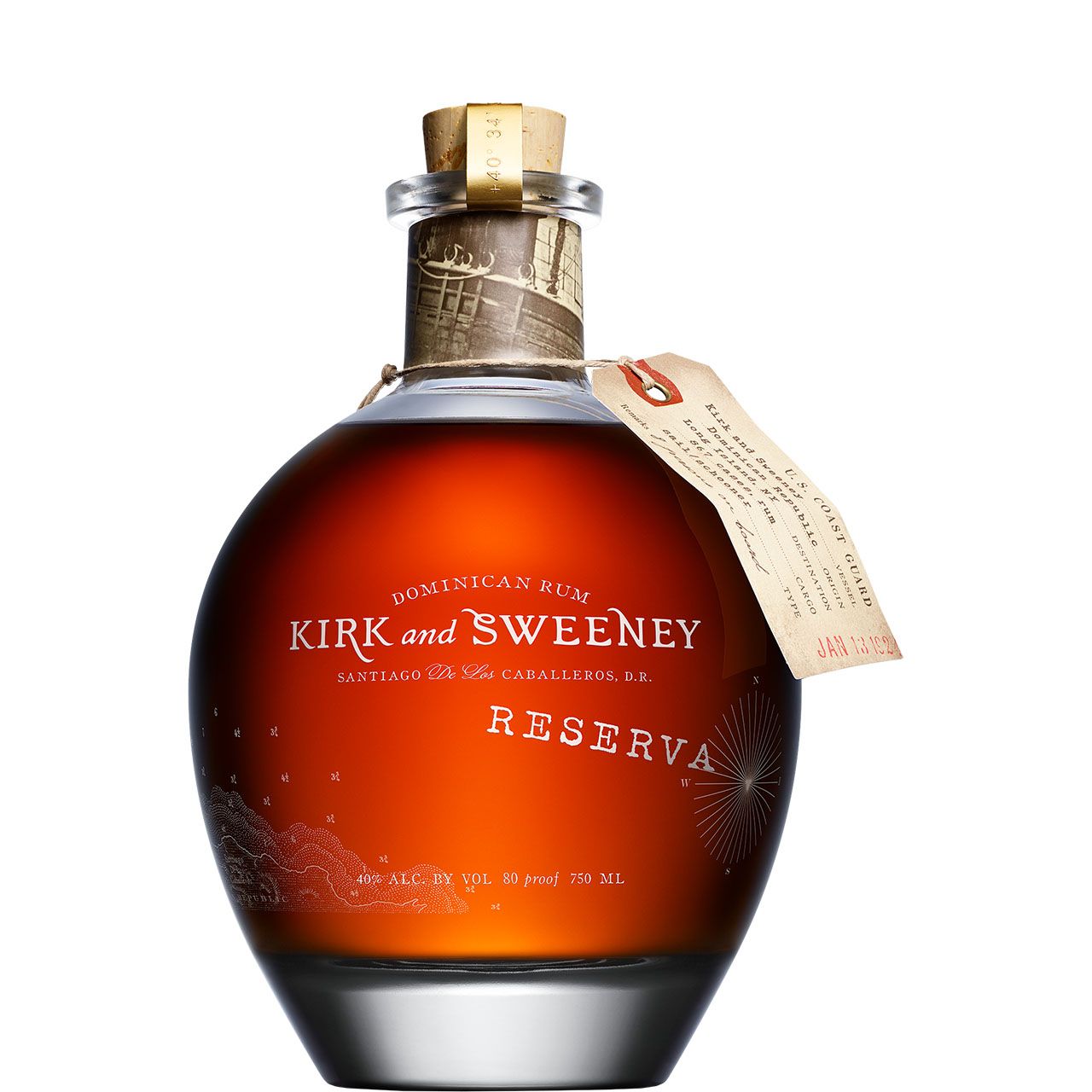 Kirk & Sweeney Reserva Dominican Rum bottle