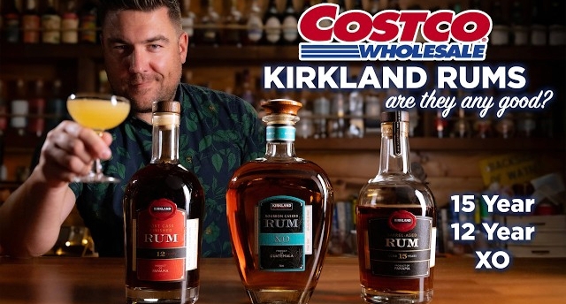 Kirkland Signature Aged Rum 12 Y/O Disco bottle