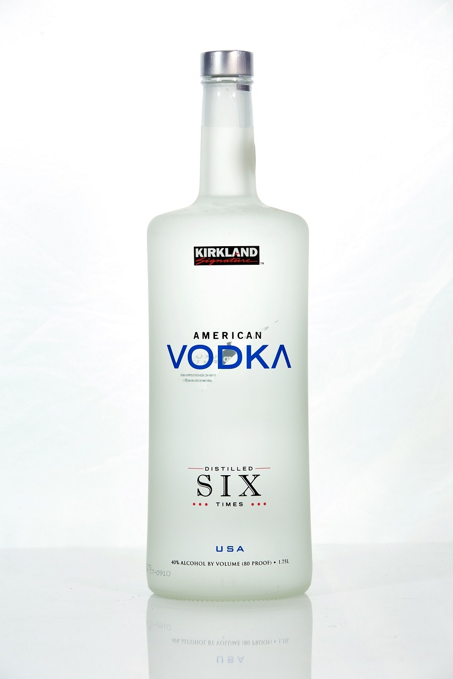 Kirkland Signature American Vodka bottle