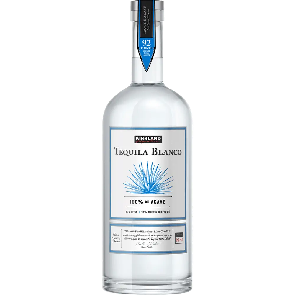 Kirkland Signature Blanco Tequila bottle