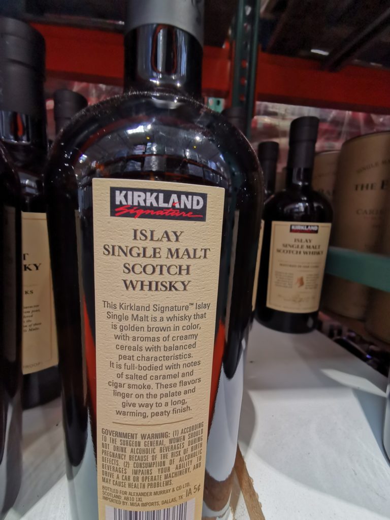 Kirkland Signature Islay Sms Whisky Use Code 906138 bottle
