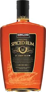 Kirkland Signature Spiced Rum bottle