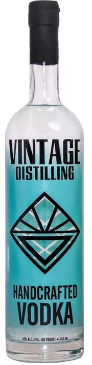 Knee High Distilling Vodka bottle