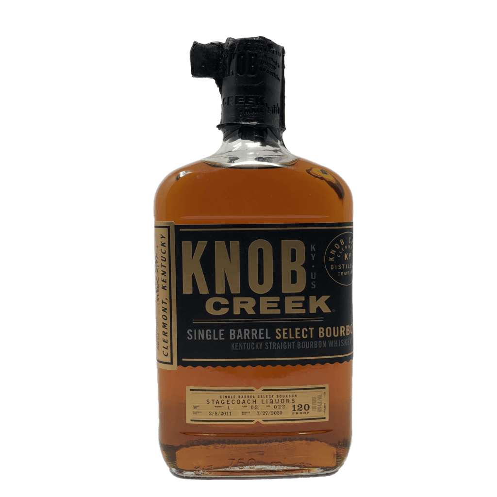 Knob Creek Single Barrel Reserve bottle