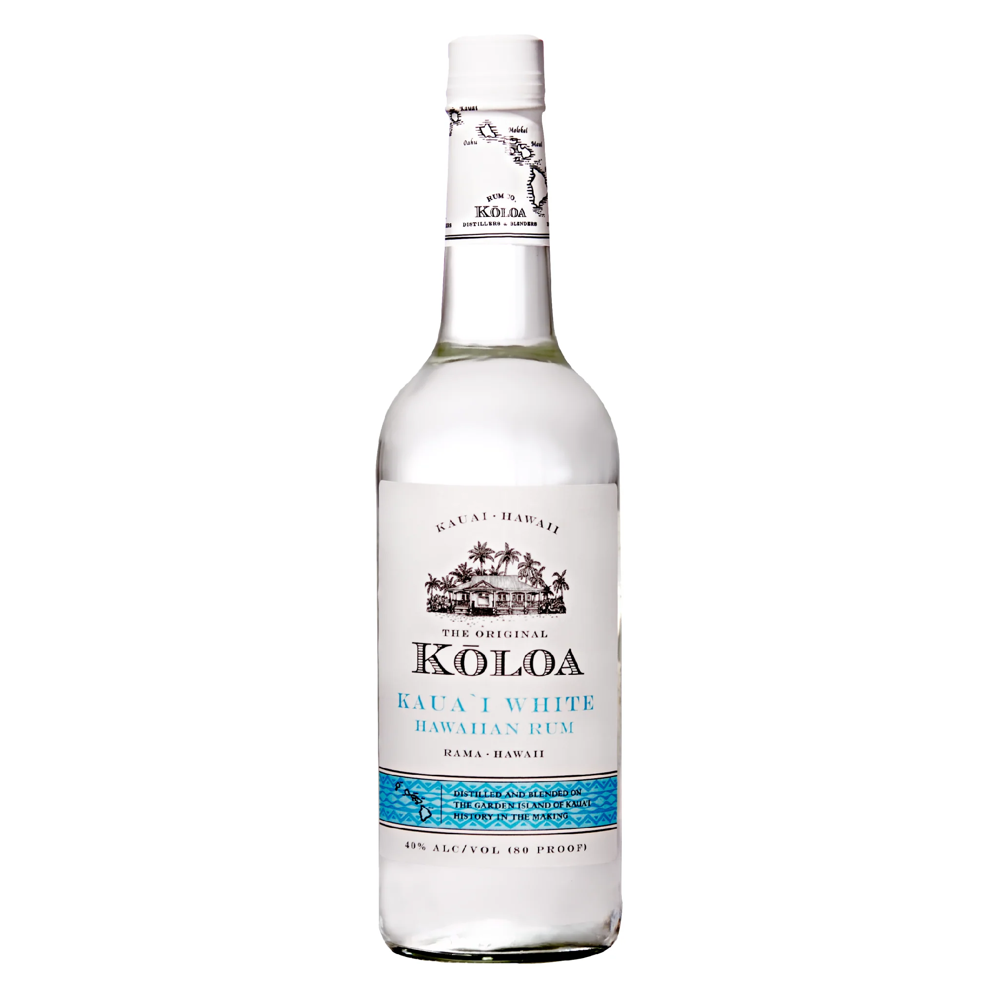 Koloa Kauai White Rum bottle