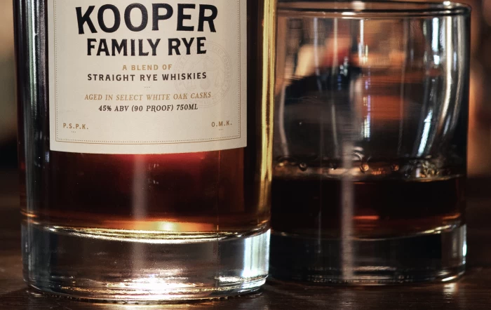 Kooper Family Rye bottle