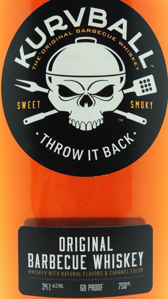 Kurvball Whiskey bottle