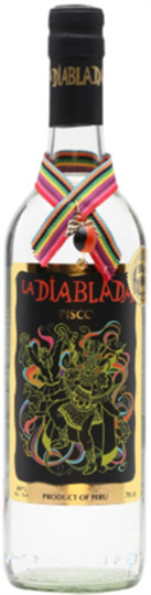 La Diablada Pisco bottle