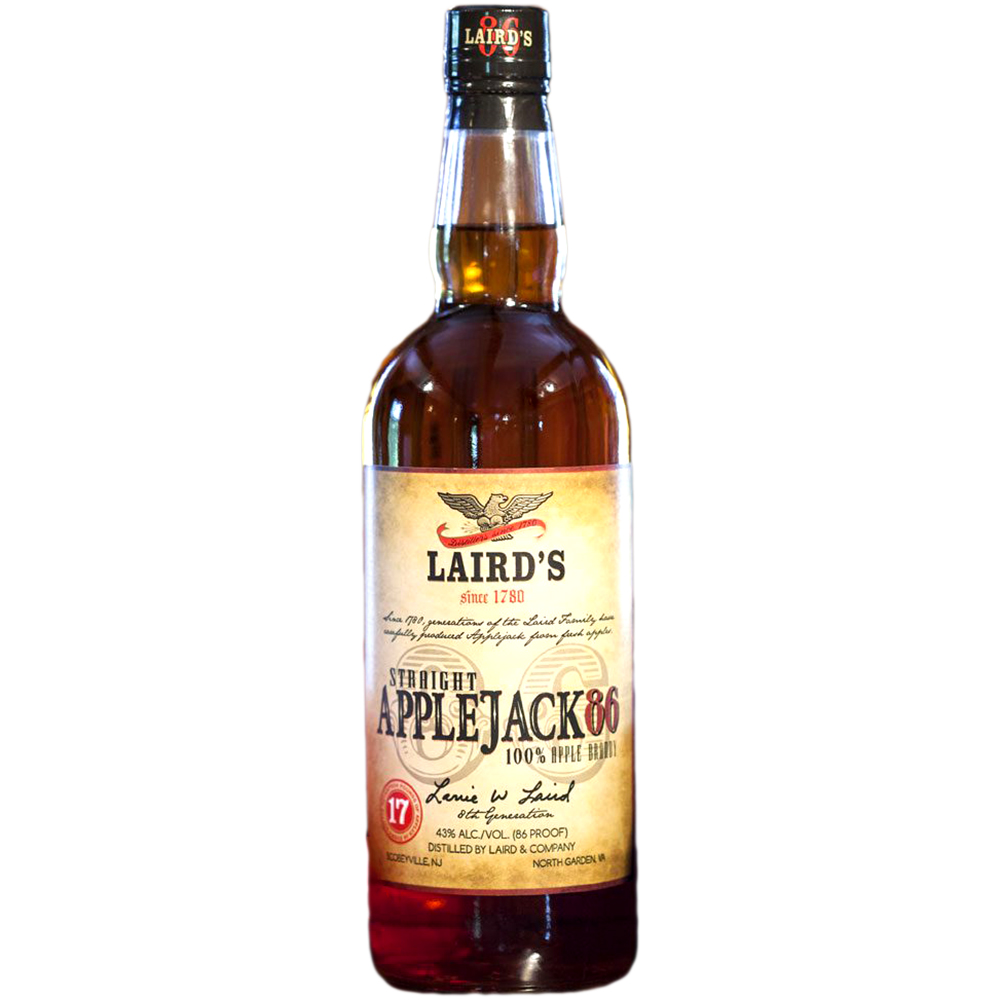 Lairds Straight Applejack 86 bottle