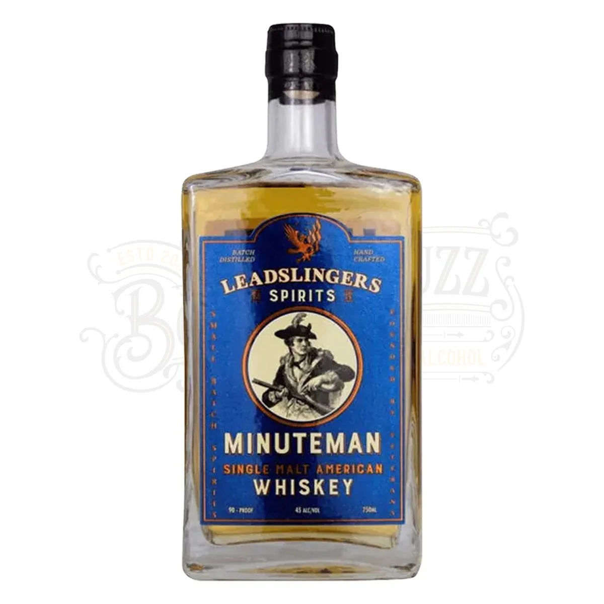 Leadslingers Minuteman Whiskey bottle