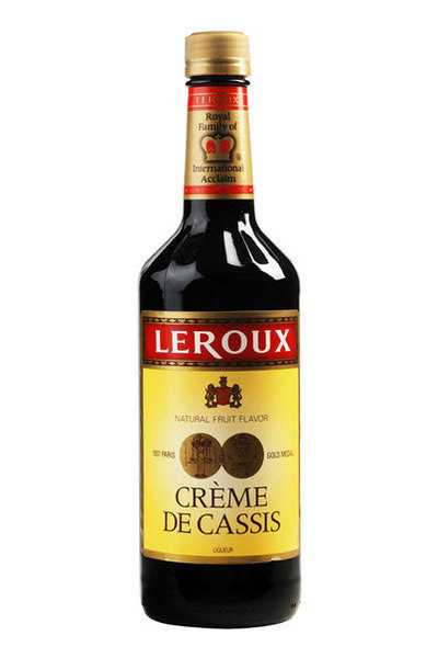 Leroux Creme De Cassis bottle