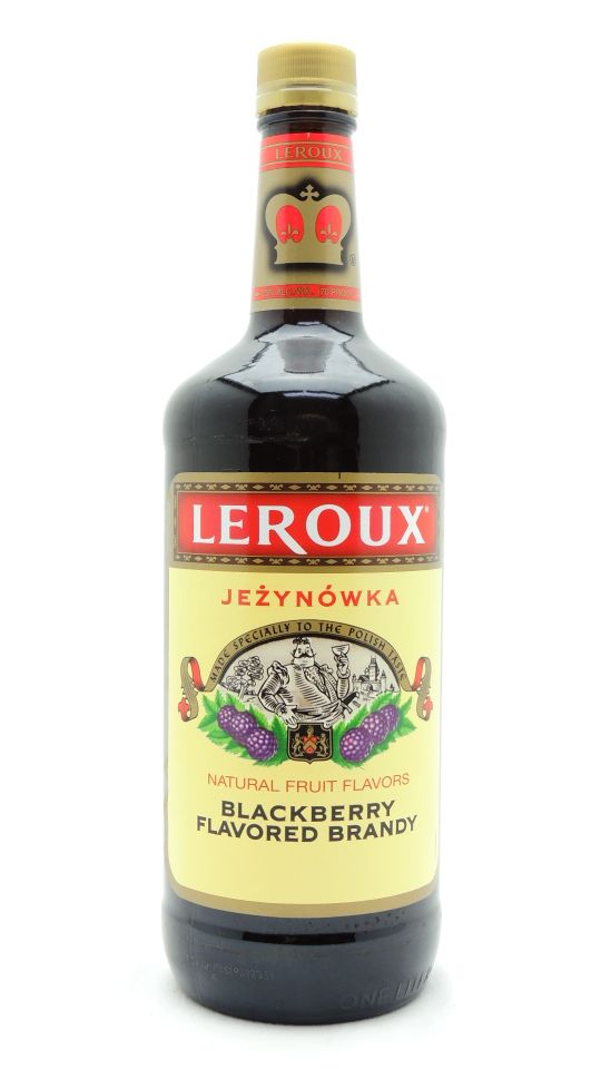 Leroux Jeznowka Polish Blackberry Brandy bottle