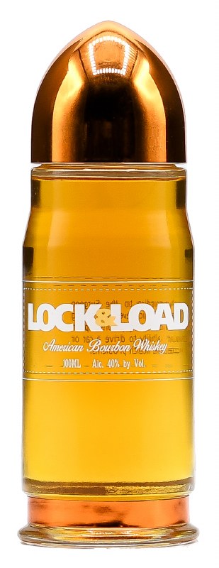 Lock & Load Bourbon Bullet Disco bottle