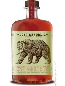 Lost Republic Straight Bourbon Whiskey bottle