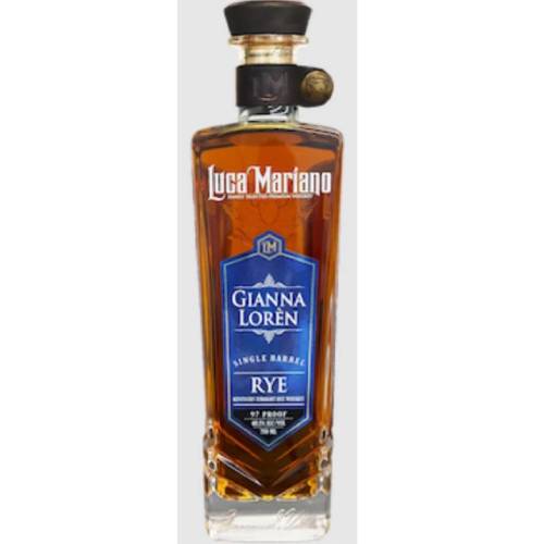 Luca Mariano Single Barrel Rye bottle