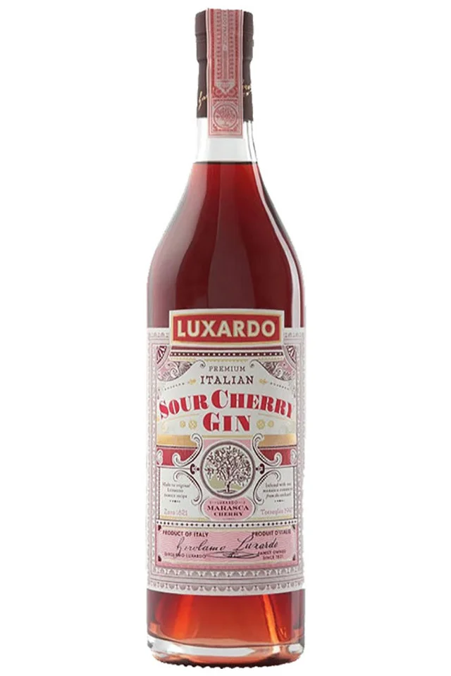 Luxardo Sour Cherry Gin bottle