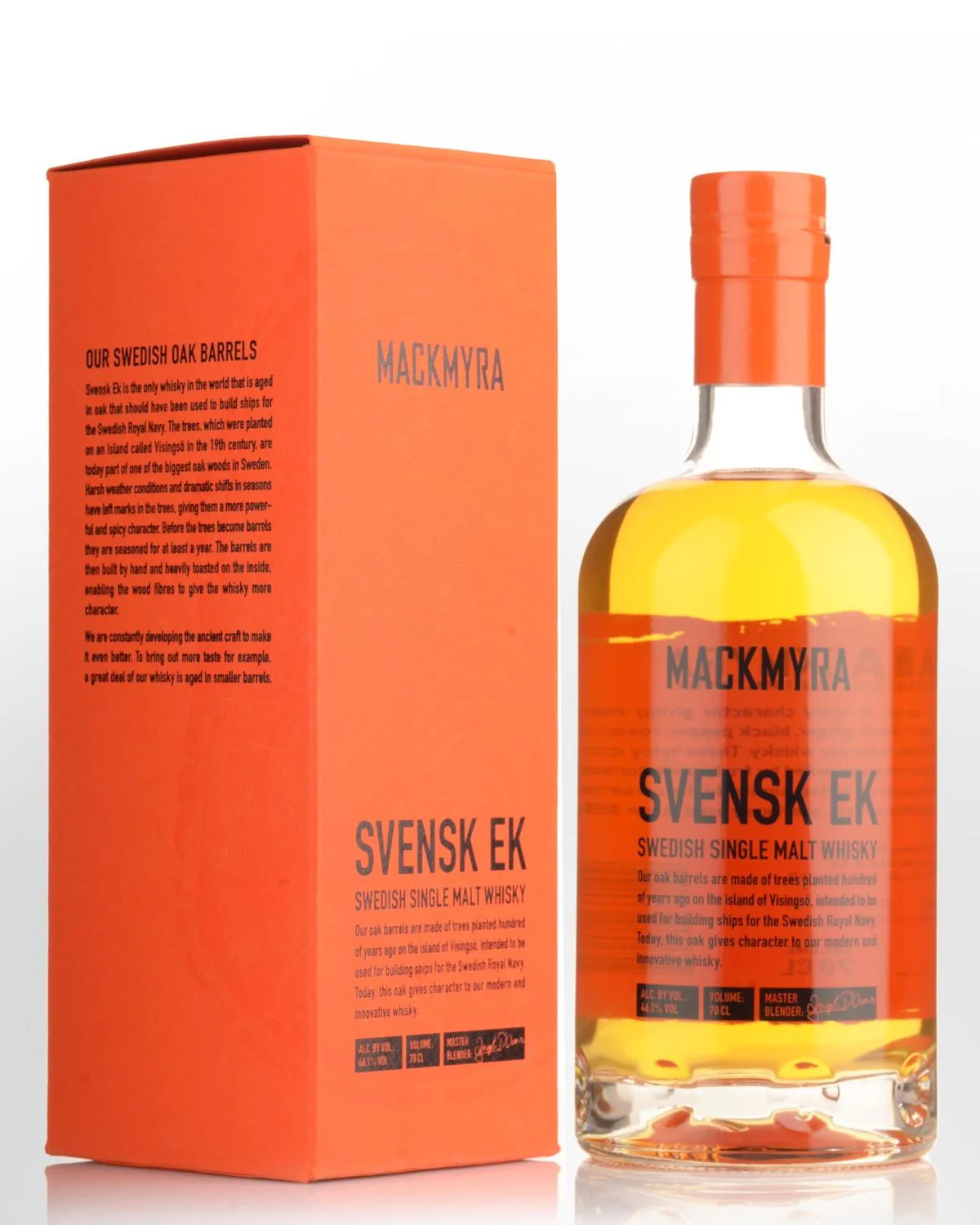 Mackmyra Svensk Ek Swedish Single Malt Whisky bottle