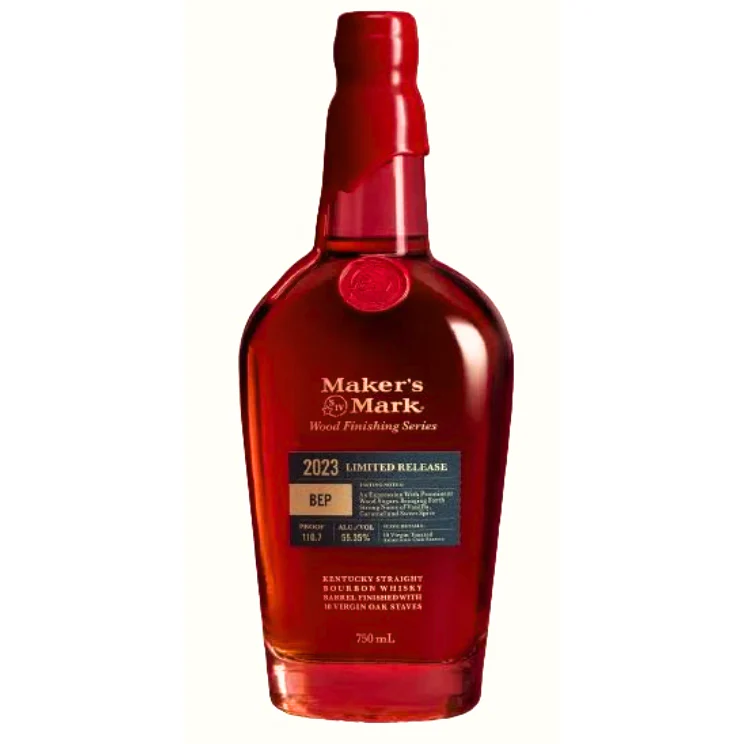 Makers Mark Wood Finishing Series Bep bottle