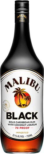 Malibu Black bottle