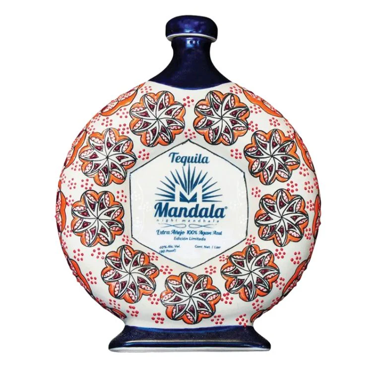 Mandala Anejo Ceramic bottle